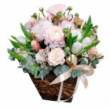 Корзина цветов «Весенняя»